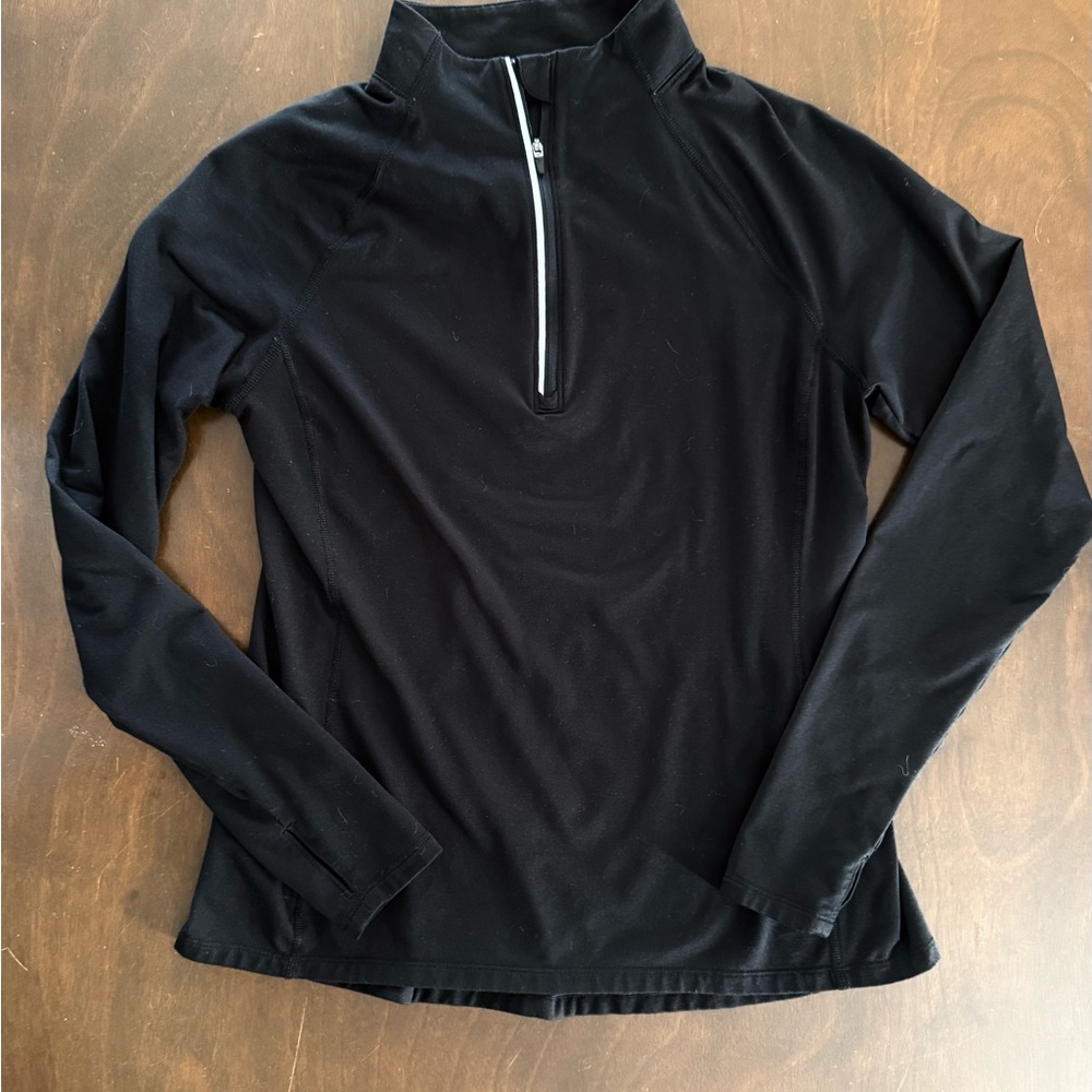 Black Old Navy Active Quarter-Zip Pullover – Women’s Medium